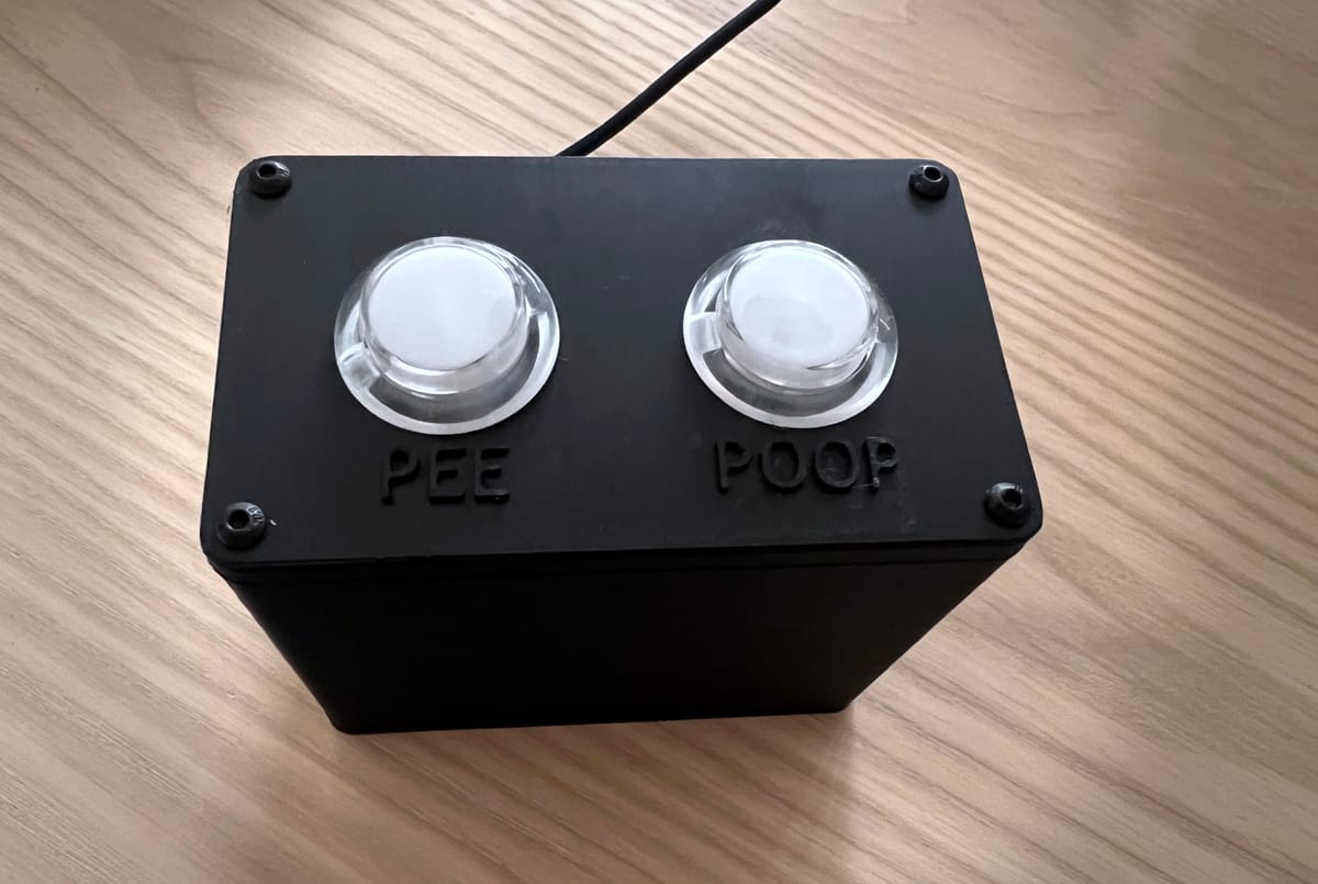 I Built a 3D-Printed Newborn Diaper Logger Instead of Getting More Sleep