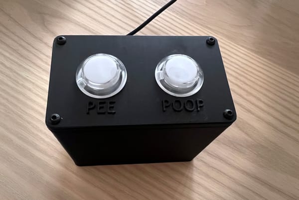 I Built a 3D-Printed Newborn Diaper Logger Instead of Getting More Sleep